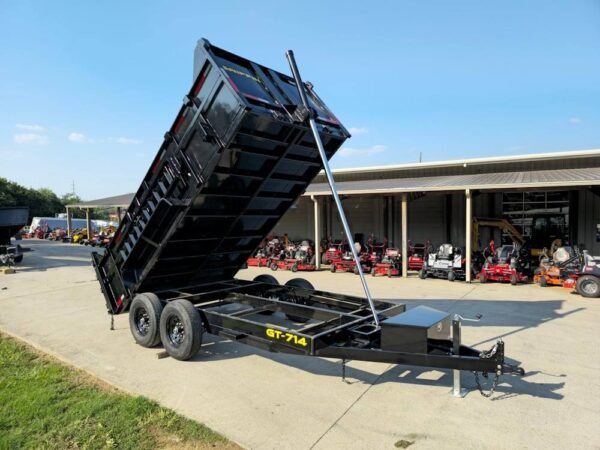 7x14 Telescopic Hydraulic Dump Trailer with 3ft Sides (2) 7K Axles 14K GVWR - Image 19