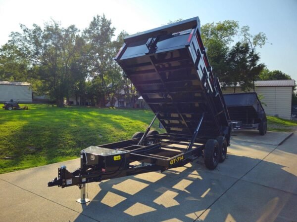7' X 14' 2ft Sides Hydraulic Dump Trailer 7,000lb Axles 14K GVWR - Image 16