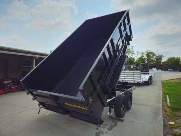 7x14 Telescopic Hydraulic Dump Trailer with 4ft Sides (2) 7K Axles 14K GVWR - Image 25