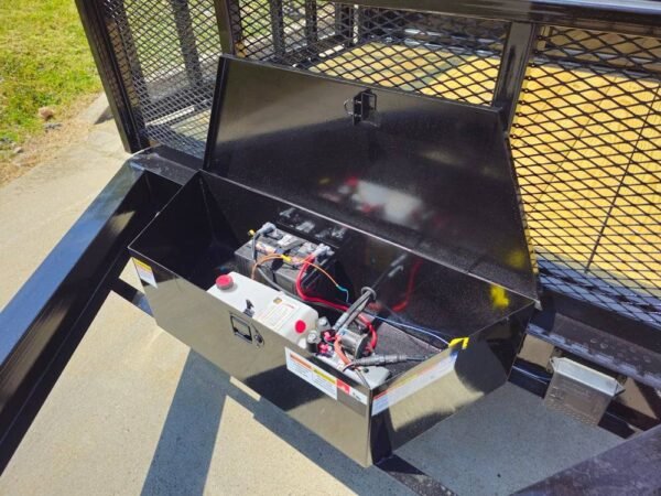 7x16 IBeam Hybrid Hydraulic Dump Trailer with 3ft Sides (2) 6K Axles - Image 11