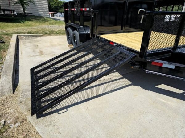 7x16 IBeam Hybrid Hydraulic Dump Trailer with 3ft Sides (2) 6K Axles - Image 15