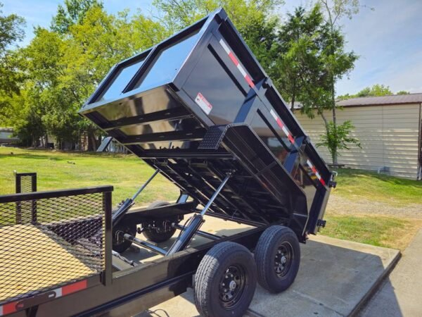 7x16 IBeam Hybrid Hydraulic Dump Trailer with 3ft Sides (2) 6K Axles - Image 18