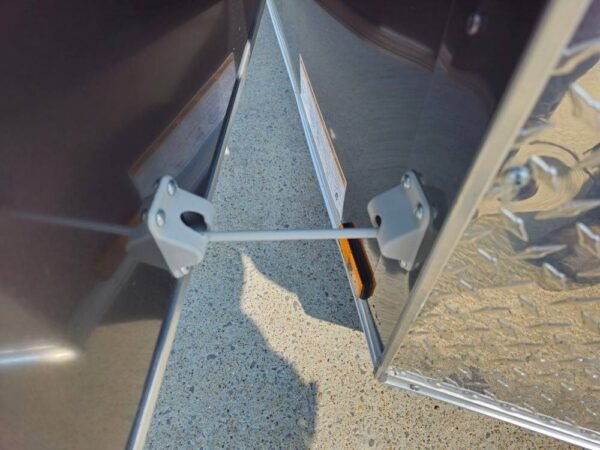 7x16 Charcoal V-Nose Enclosed Storage Trailer (2) 3,500lb Axles - Image 15