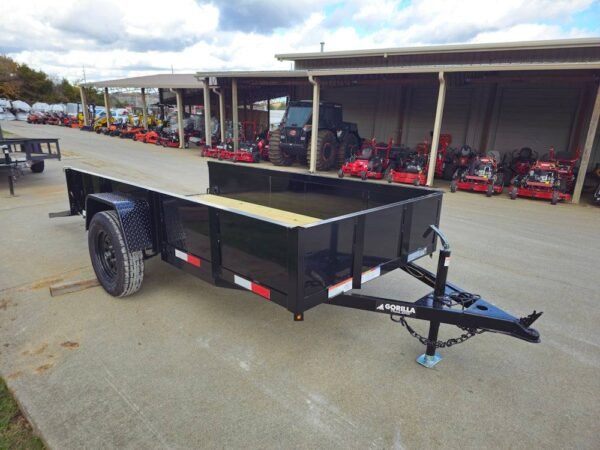 5' X 10' Utility Trailer Straight Deck 18" Sides Tall Gate - Image 20