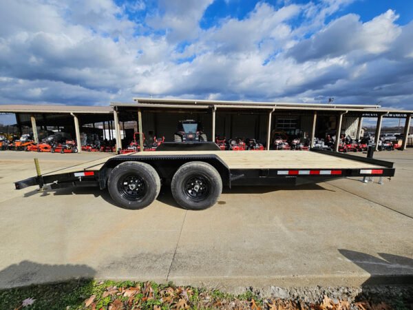 7' X 18' Wood Deck Car Hauler WIth Removable Fender 5,200 lb Axles - Image 11