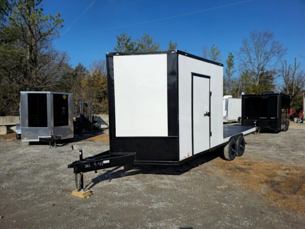 8.5' X 20' White With Blackout Hybrid Trailer - Image 3