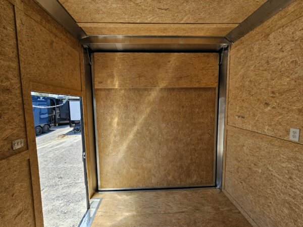 8.5' X 30' Custom Enclosed Trailer Black W/BO Electric & A/C - Image 18