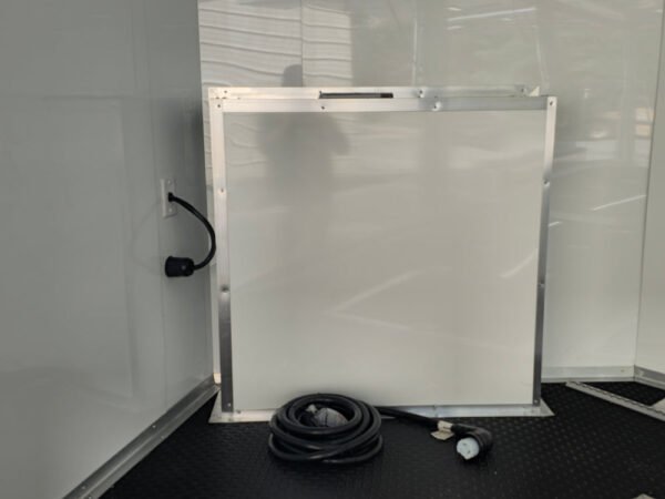 8.5' X 32' Enclosed Trailer White Custom Car Hauler - Image 27