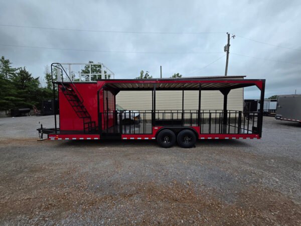 8.5' X 30' Red Drone and Equipment Trailer - Image 3