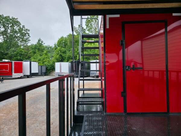 8.5' X 30' Red Drone and Equipment Trailer - Image 10