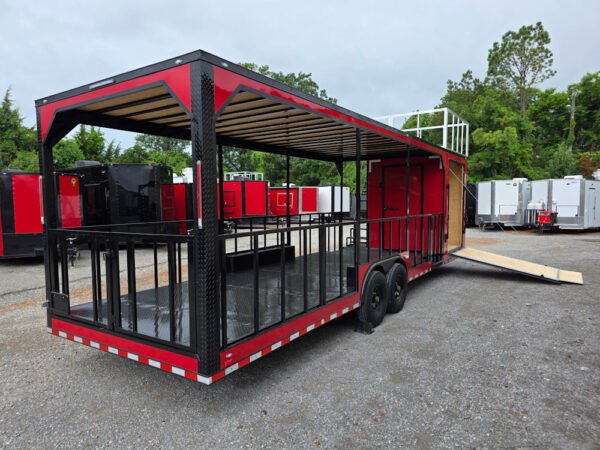 8.5' X 30' Red Drone and Equipment Trailer - Image 17