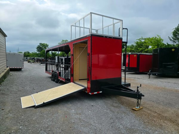 8.5' X 30' Red Drone and Equipment Trailer - Image 19