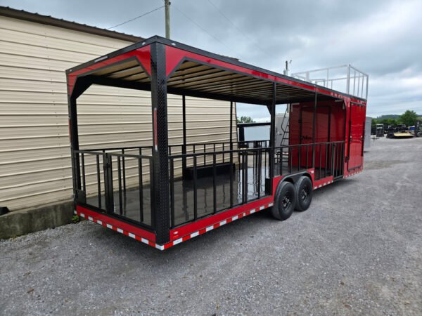 8.5' X 30' Red Drone and Equipment Trailer - Image 20