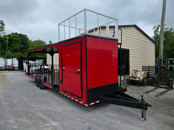 8.5' X 30' Red Drone and Equipment Trailer - Image 22