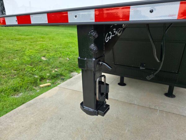 8.5" X 38" White Custom  and Equipment Trailer - Image 11