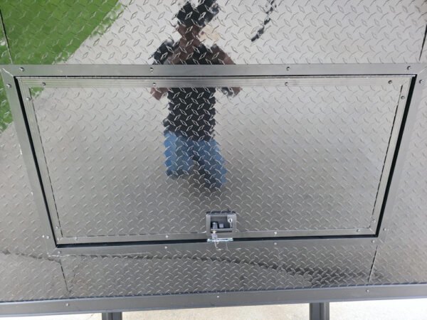 8.5" X 38" White Custom  and Equipment Trailer - Image 12