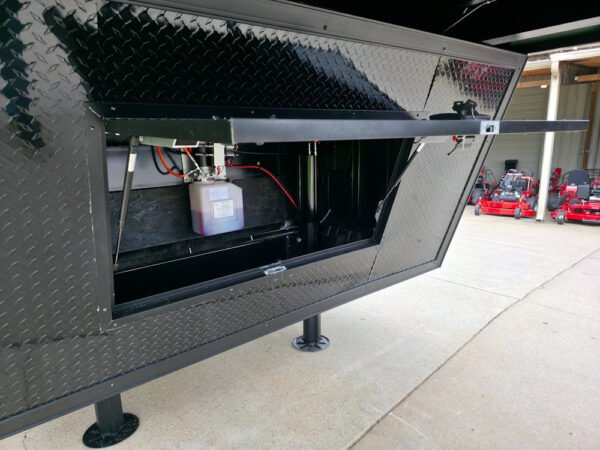 8.5" X 38" White Custom  and Equipment Trailer - Image 13