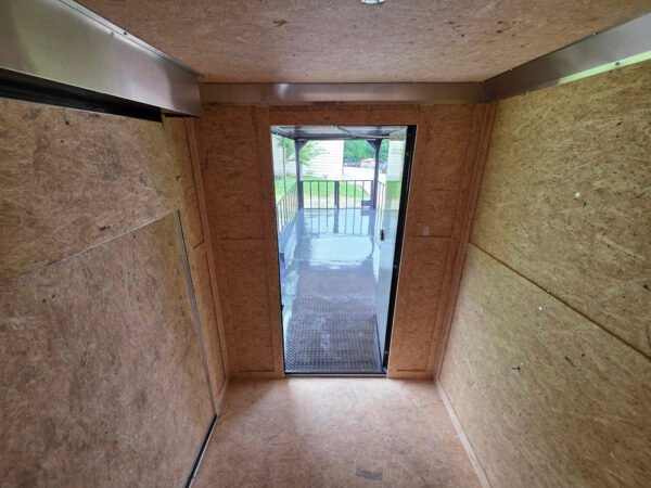 8.5" X 38" White Custom  and Equipment Trailer - Image 20