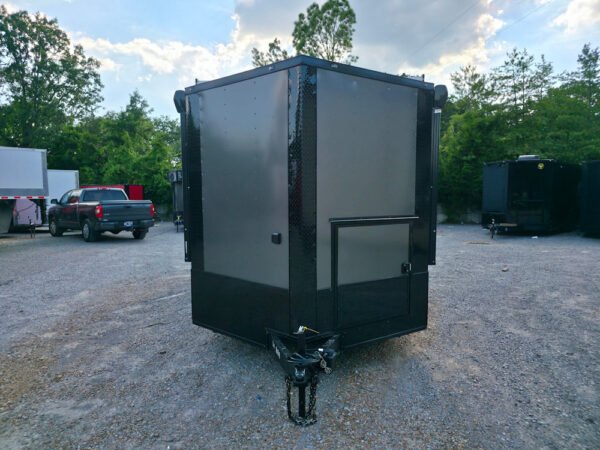8.5' X 24' Charcoal Grey Mobile Command and Office Trailer - Image 2