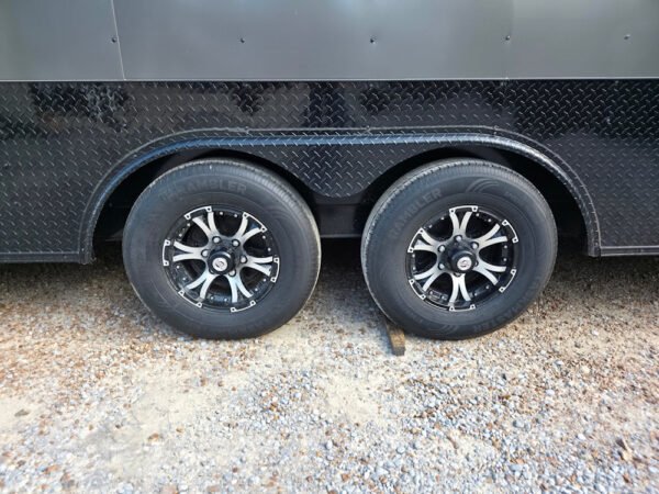 8.5' X 24' Charcoal Grey Mobile Command and Office Trailer - Image 5