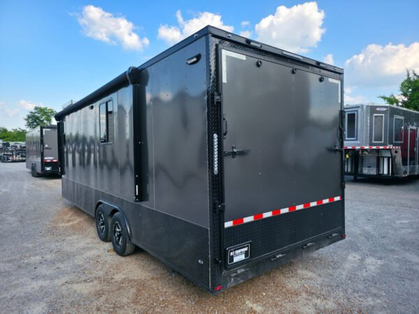8.5' X 24' Charcoal Grey Mobile Command and Office Trailer - Image 6