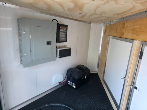 8.5' X 24' Charcoal Grey Mobile Command and Office Trailer - Image 11