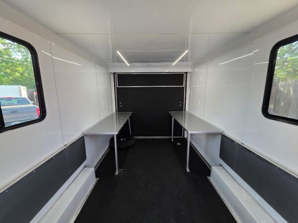 8.5' X 24' Charcoal Grey Mobile Command and Office Trailer - Image 14