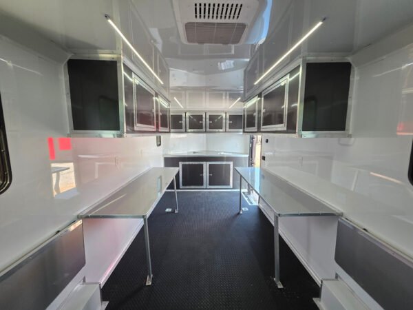 8.5' X 24' Charcoal Grey Mobile Command and Office Trailer - Image 17