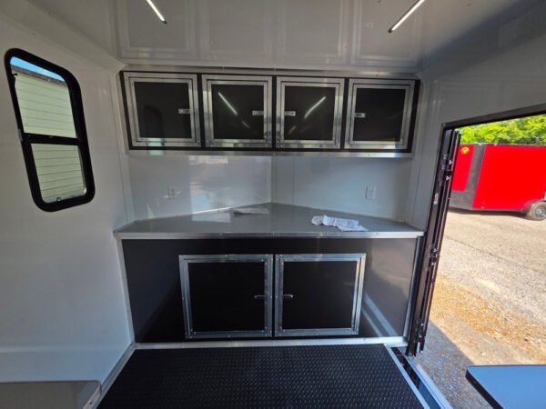 8.5' X 24' Charcoal Grey Mobile Command and Office Trailer - Image 18
