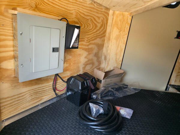 8.5' X 24' Charcoal Grey Water Rescue Enclosed Trailer - Image 5