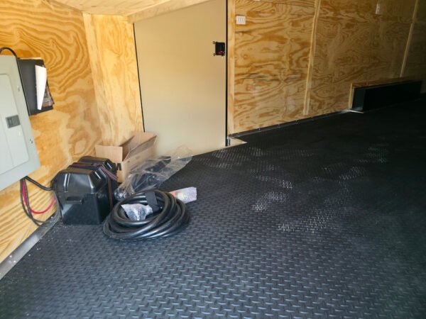 8.5' X 24' Charcoal Grey Water Rescue Enclosed Trailer - Image 6