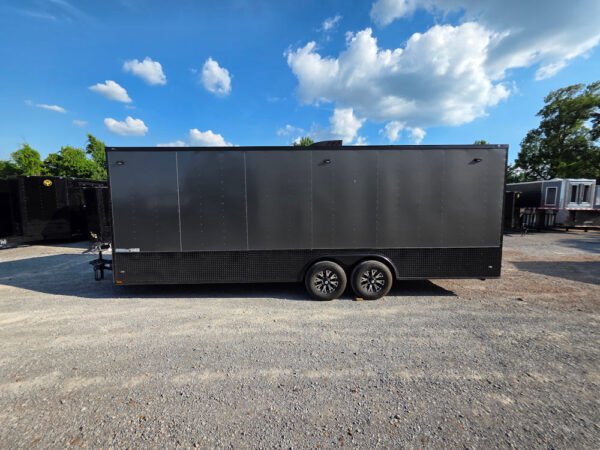8.5' X 24' Charcoal Grey Water Rescue Enclosed Trailer - Image 7