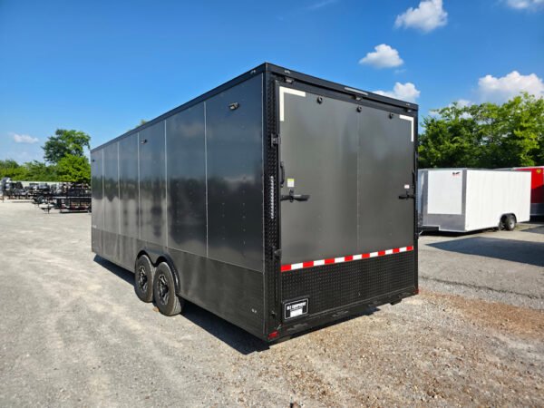8.5' X 24' Charcoal Grey Water Rescue Enclosed Trailer - Image 8