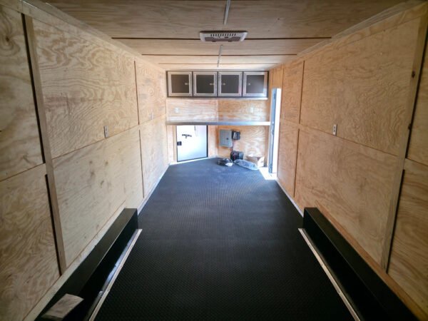 8.5' X 24' Charcoal Grey Water Rescue Enclosed Trailer - Image 16