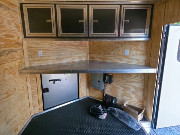 8.5' X 24' Charcoal Grey Water Rescue Enclosed Trailer - Image 19