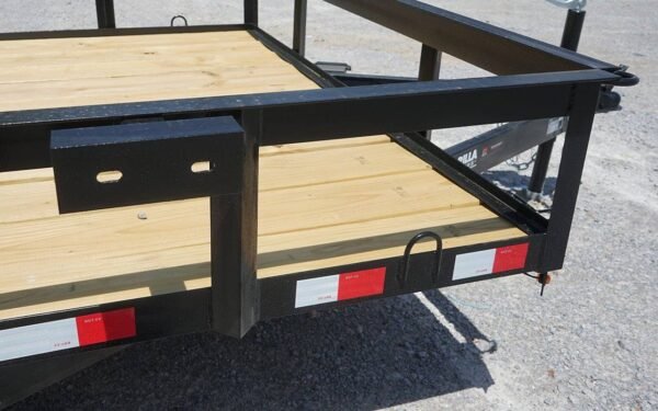 Utility Trailer 6.4' x 14' Spring Assist A-Frame Tall Gate Double Axle 7K GVWR - Image 10