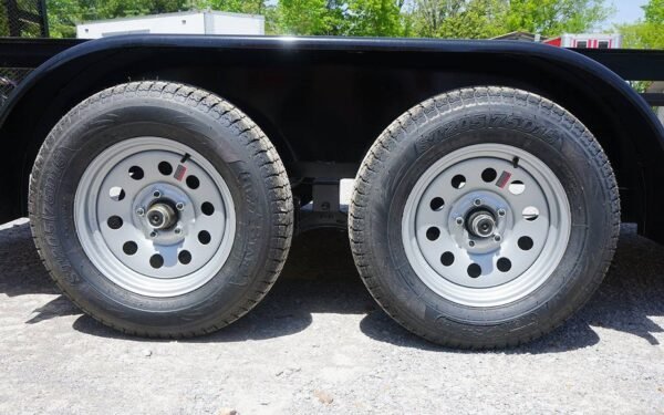 Utility Trailer 6.4' x 14' Spring Assist A-Frame Tall Gate Double Axle 7K GVWR - Image 8