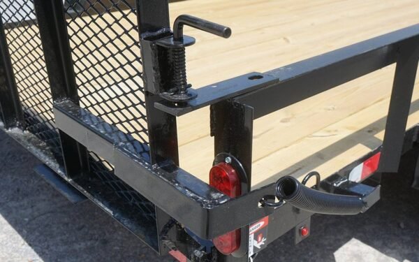 Utility Trailer 6.4' x 14' Spring Assist A-Frame Tall Gate Double Axle 7K GVWR - Image 9
