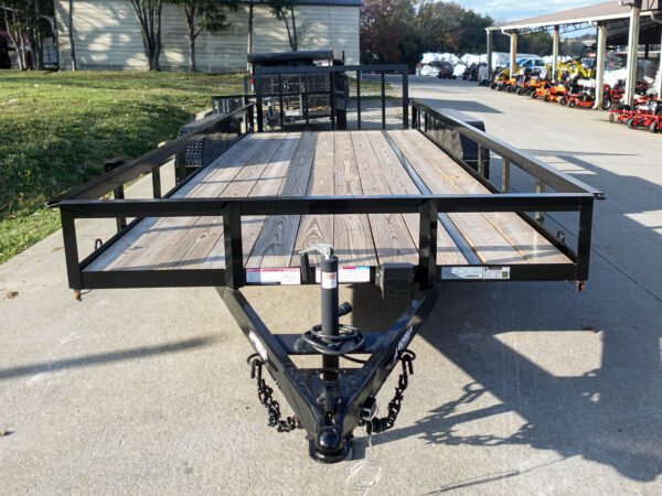 7x18 Dovetail Utility Trailer with gate (2) 3,500lb Axles 7K GVWR - Image 2