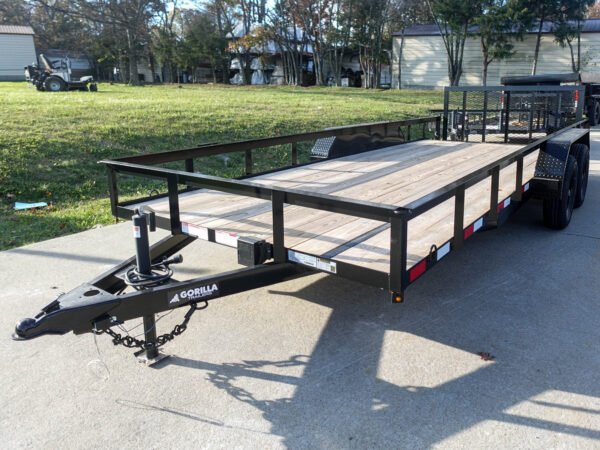 7x18 Dovetail Utility Trailer with gate (2) 3,500lb Axles 7K GVWR - Image 3