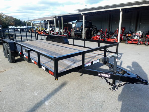 7x18 Dovetail Utility Trailer with gate (2) 3,500lb Axles 7K GVWR - Image 4