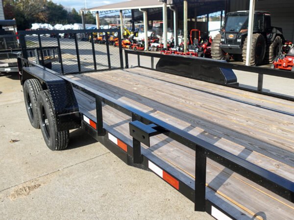 7x18 Dovetail Utility Trailer with gate (2) 3,500lb Axles 7K GVWR - Image 7