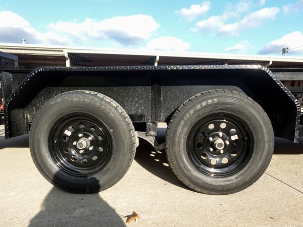 7x18 Dovetail Utility Trailer with gate (2) 3,500lb Axles 7K GVWR - Image 8