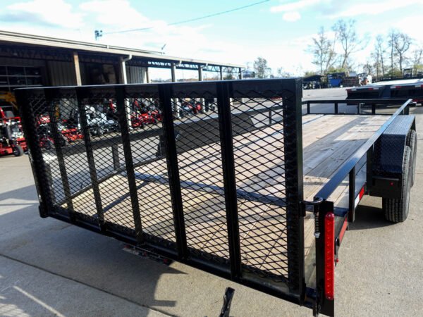 7x18 Dovetail Utility Trailer with gate (2) 3,500lb Axles 7K GVWR - Image 9