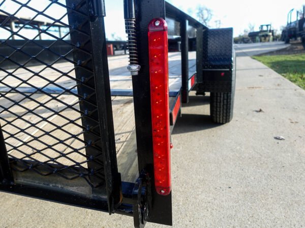 7x18 Dovetail Utility Trailer with gate (2) 3,500lb Axles 7K GVWR - Image 10