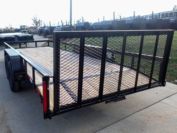 7x18 Dovetail Utility Trailer with gate (2) 3,500lb Axles 7K GVWR - Image 12