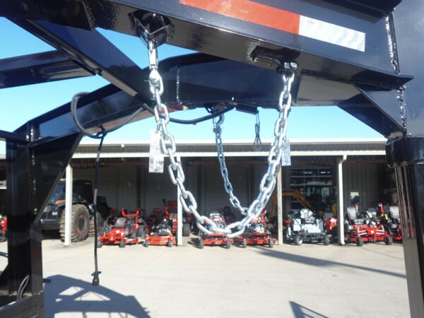 7x16 Gooseneck Telescopic I-Beam Dump Trailer 4ft Sides (2) 7K Axles - Image 5