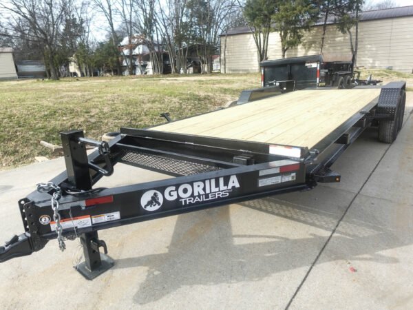 7x22 Equipment Trailer Dovetail Mini King Kong Ramps - Image 5