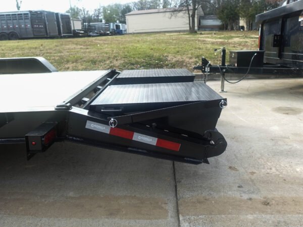 7x22 Equipment Trailer Dovetail Mini King Kong Ramps - Image 11
