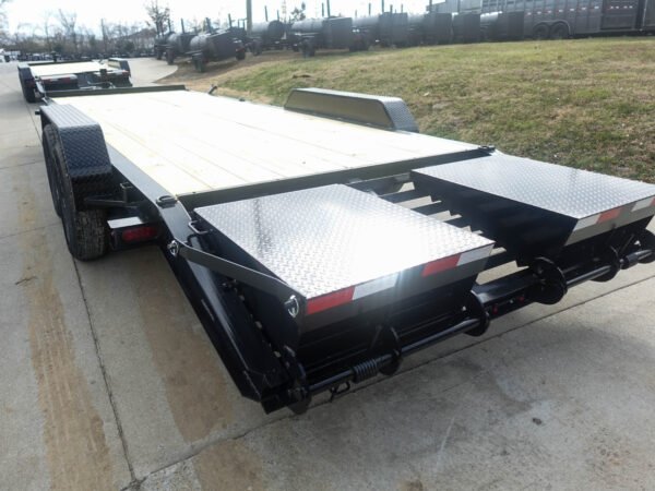 7x22 Equipment Trailer Dovetail Mini King Kong Ramps - Image 12